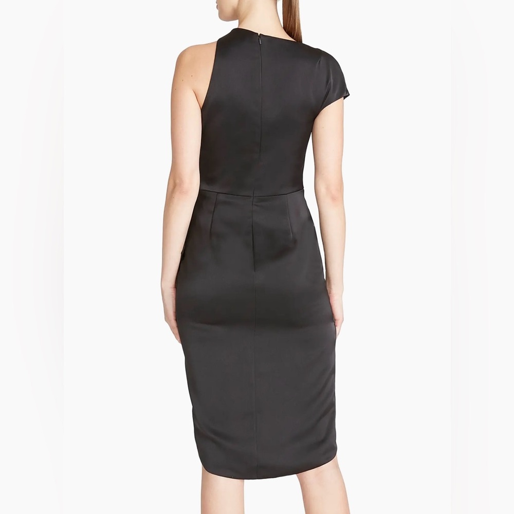 NWT Theia Black Makena Cocktail Dress - Picture 4 of 13